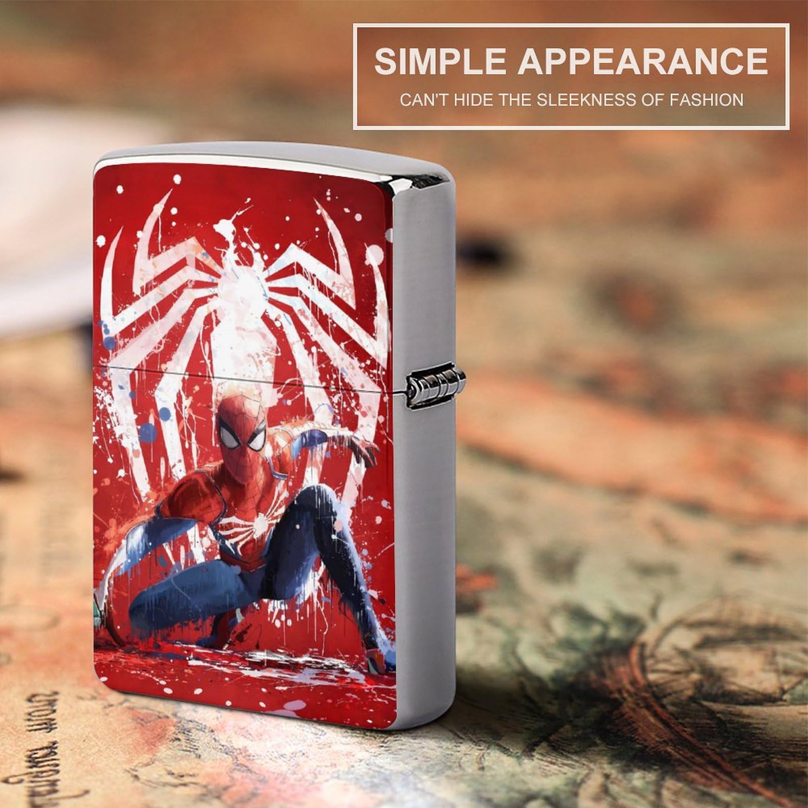 Amazon.co.jp: スパイダーマン ライター アーマー ZIPPO兼用ケース